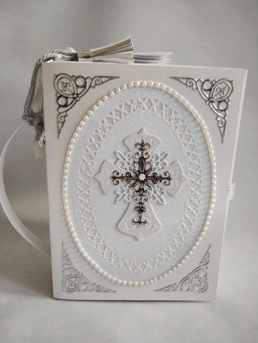 Beautiful Book Style Gift Box Bag - Christening, Confirmation, Easter, Memorial 