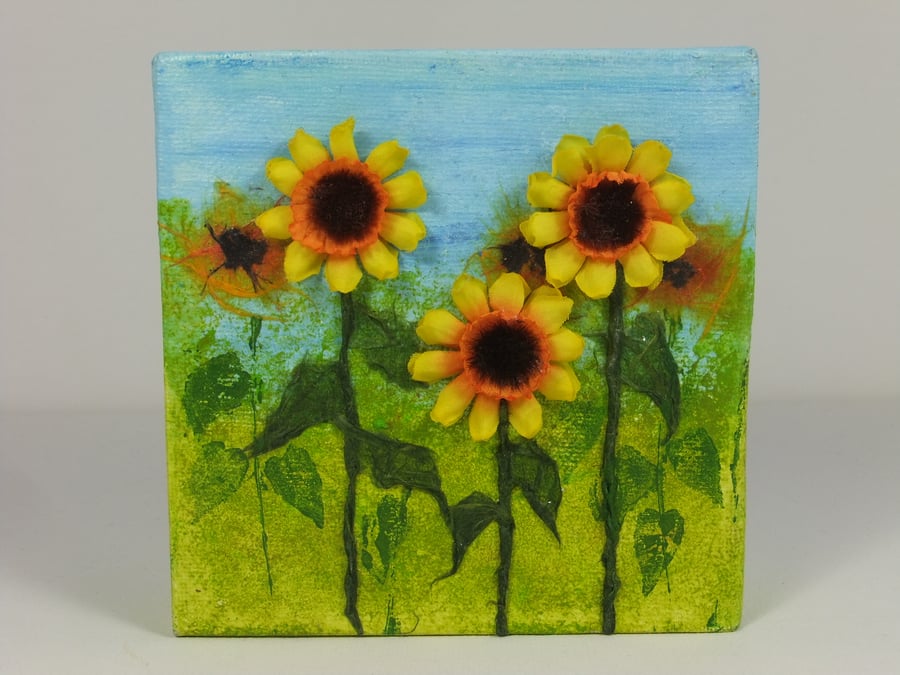 Canvas - Sunflowers