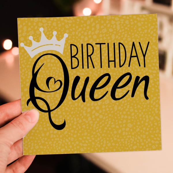 Birthday card: Birthday Queen