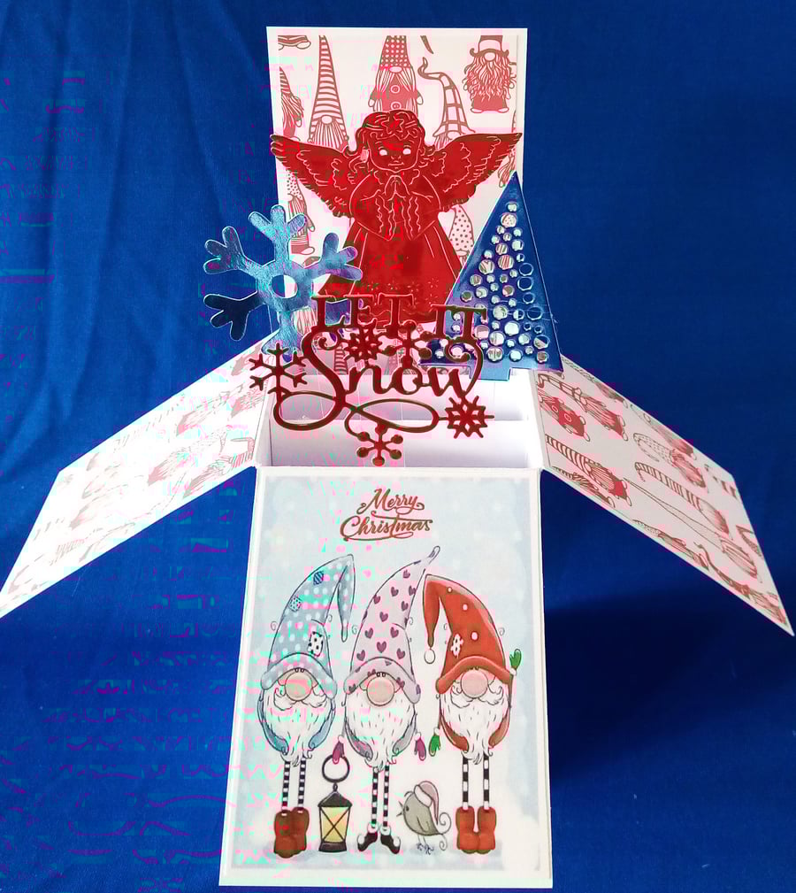 Christmas Card with Gnomes