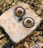 One-of-a-kind Raku wise owl sculpture - Image 5