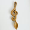 Unique Wooden Oak Treble Clef Love Spoon 
