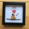 Ruby Wedding Anniversary, 40th Anniversary Gift, Ruby Wedding Anniversary Frame,