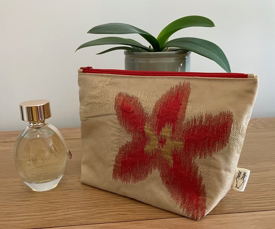 Luxury Makeup Bag, Handmade in the UK