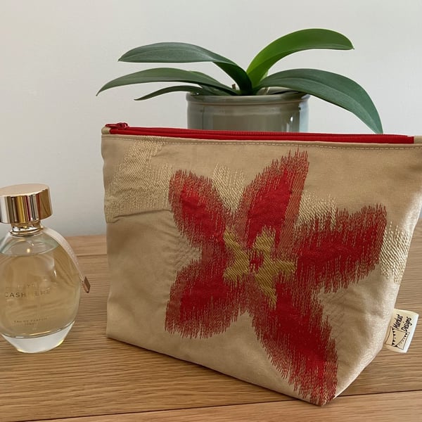 Luxury Makeup Bag, Handmade in the UK