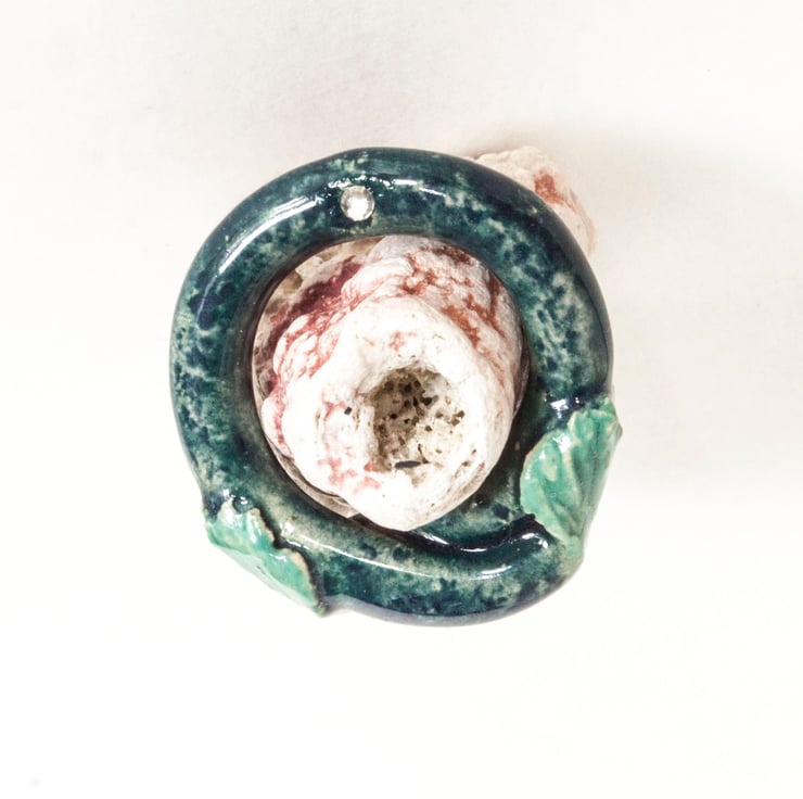 Ceramic Ring - Serpent Fin Band - Folksy