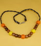 WOODEN BEAD NECKLACE - Image 1