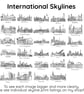 Retirement or Leaving Personalised Skyline Card - Image 10