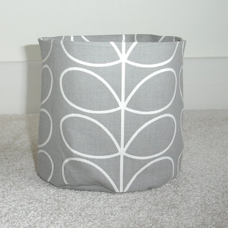 Toilet Roll Holder Loo Storage Basket Bathroom Kitchen Silver Gift Hamper Tidy