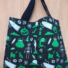 Childs Small Reusable Halloween Trick Or Treat Tote Bag 