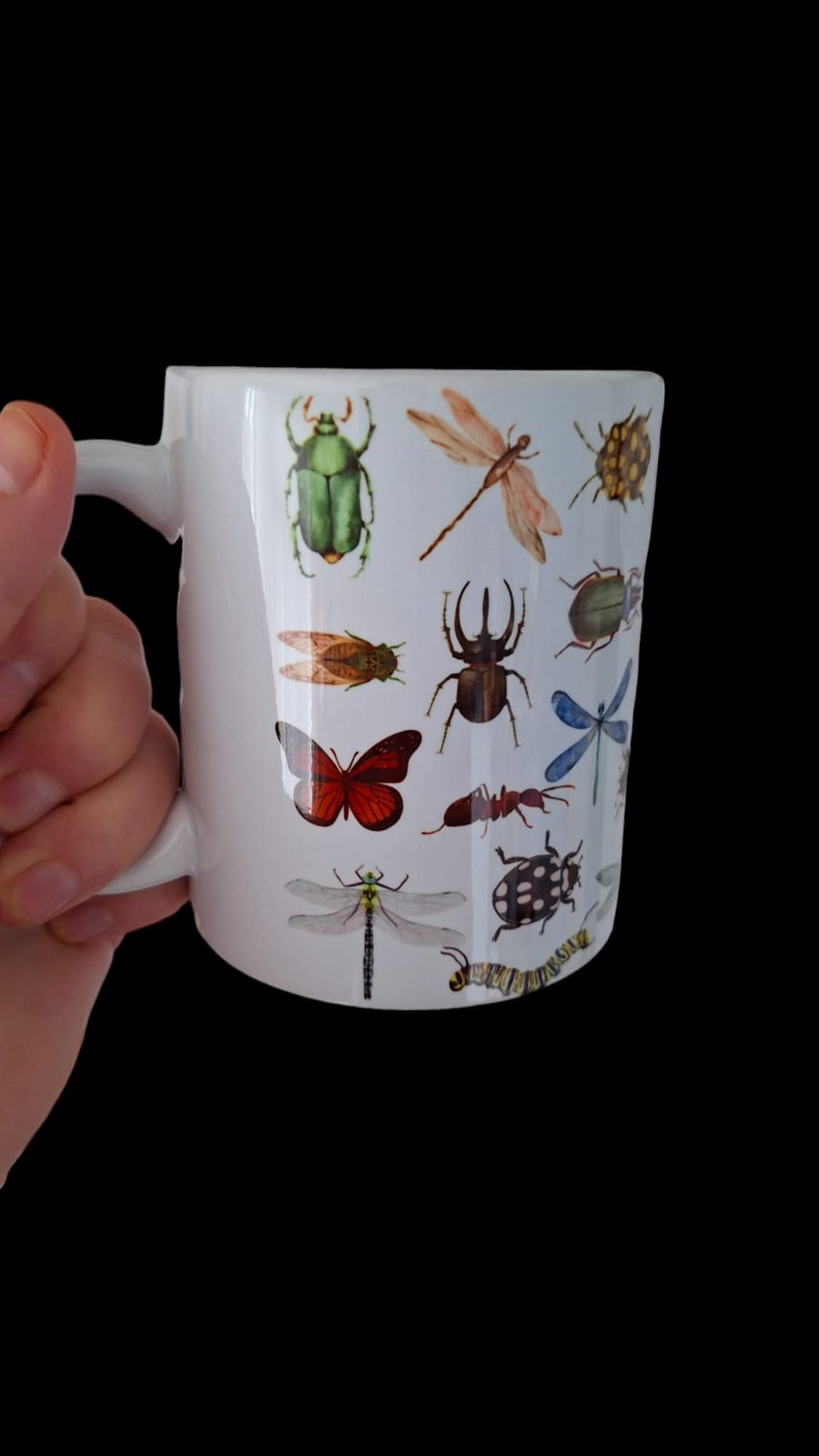 Insects Bugs Entomology design Mug 11oz for Wildlife Nature Nerds Bug Lover Gift
