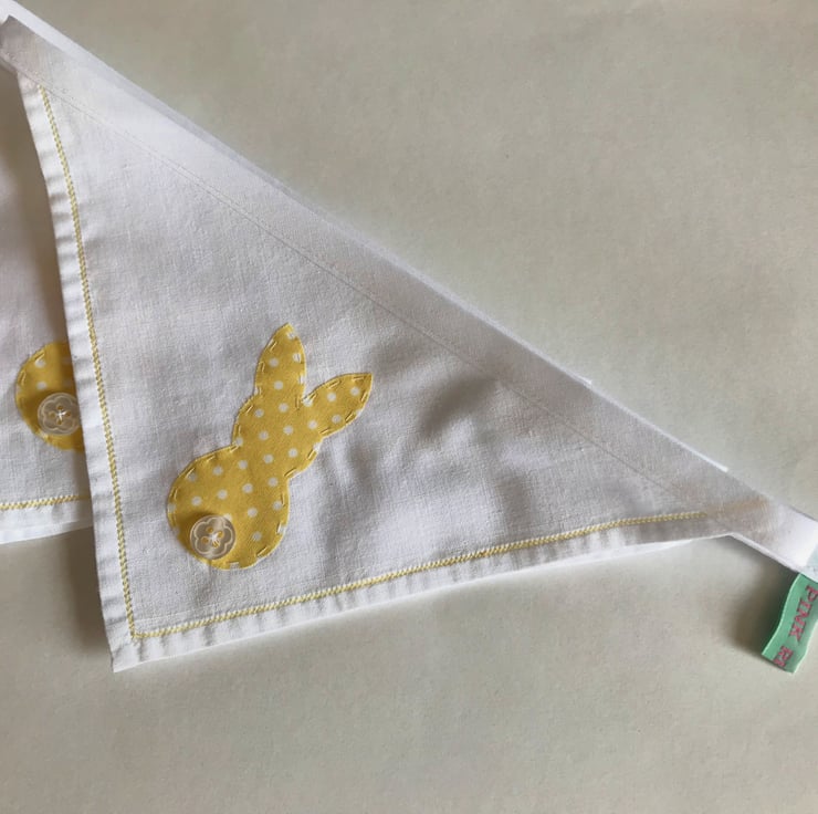 Limited edition Bunny bunting Gift for a bab... Folksy
