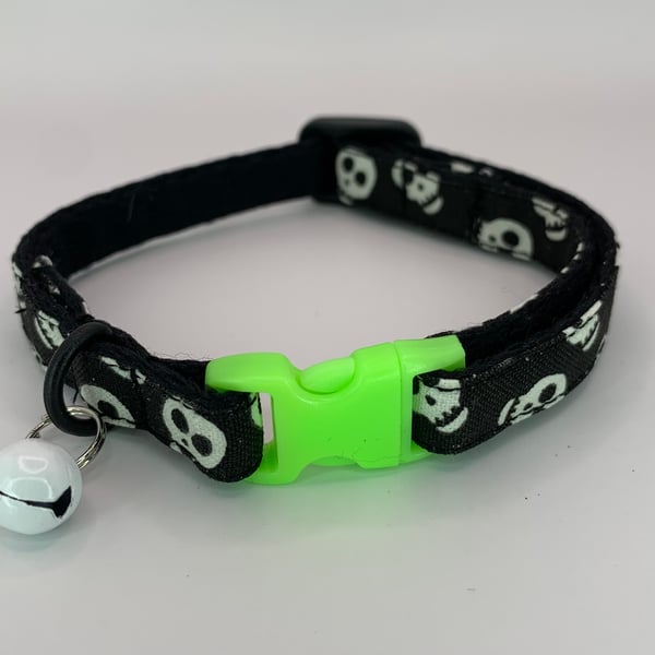 Spooky, Glow in the Dark Cat Collar