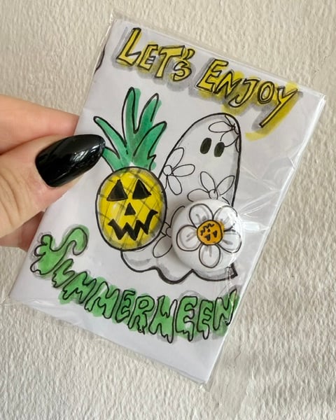 Summerween Zine With Badge Set
