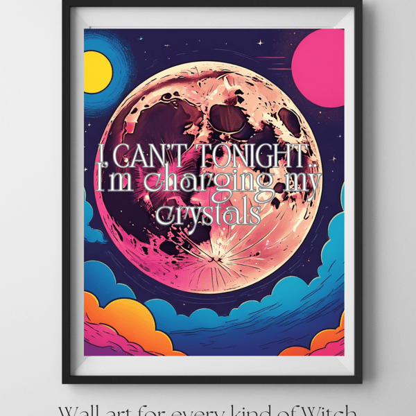 Crystals House Print 