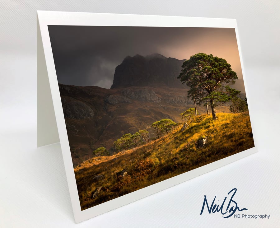 Slioch Wester Ross - Scotland Greeting Card by Neil Barr