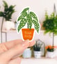 Keep Growing Plant Sticker - Image 1