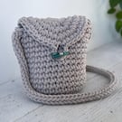 Handmade Lined Crochet Bag