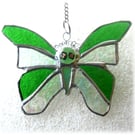 Birthstone Butterfly Suncatcher Stained Glass Peridot August 