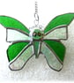 Birthstone Butterfly Suncatcher Stained Glass Peridot August  - Image 1
