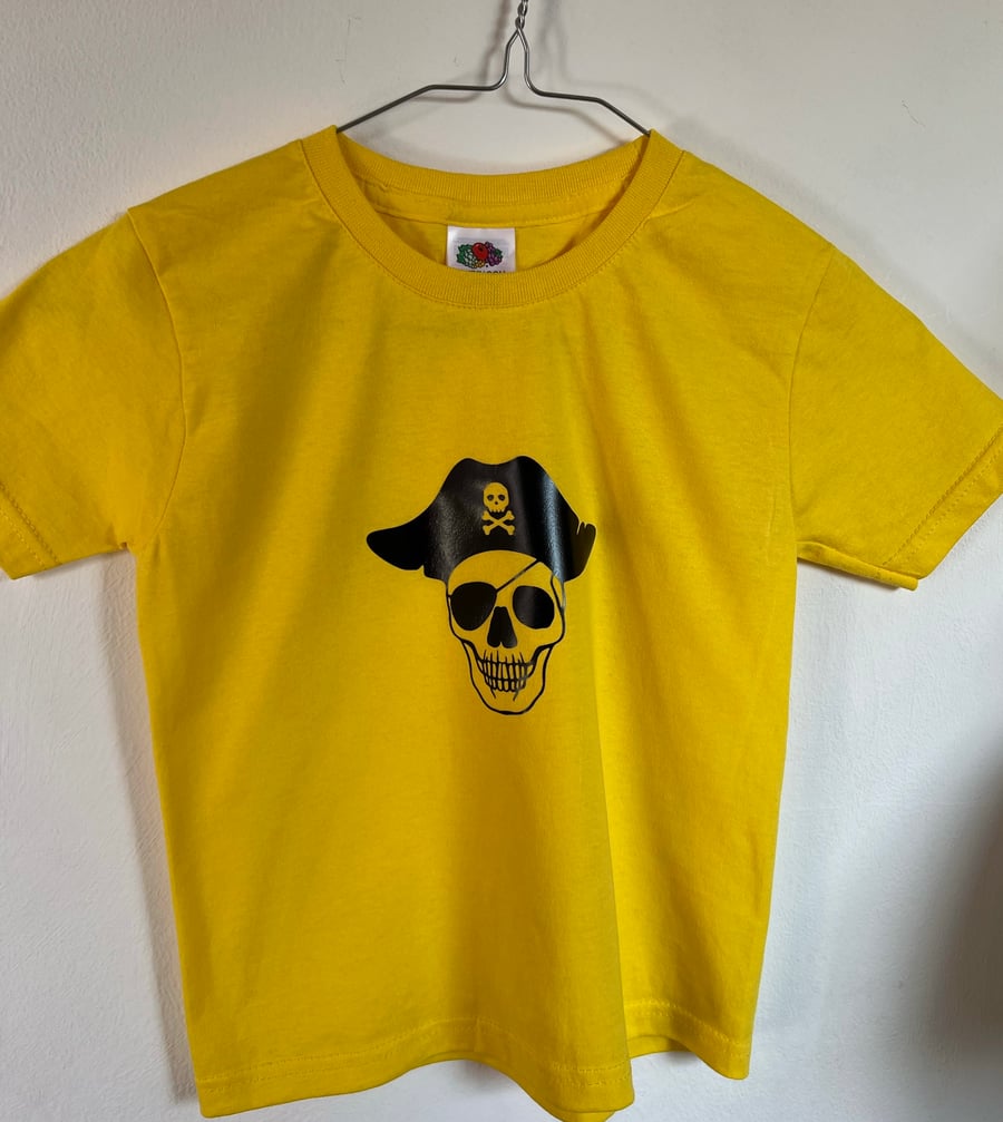 Customisable Men's Women's Kid's Halloween T Shirt SKULL PIRATE