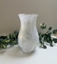 Decoupage Large Glass Vase: Robin, Upcycled - Image 2