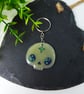 Yin Yang Mystic Skull  Shrink Plastic and Resin Keyring - Image 4