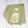 Dog card cute puppy dog card Sale