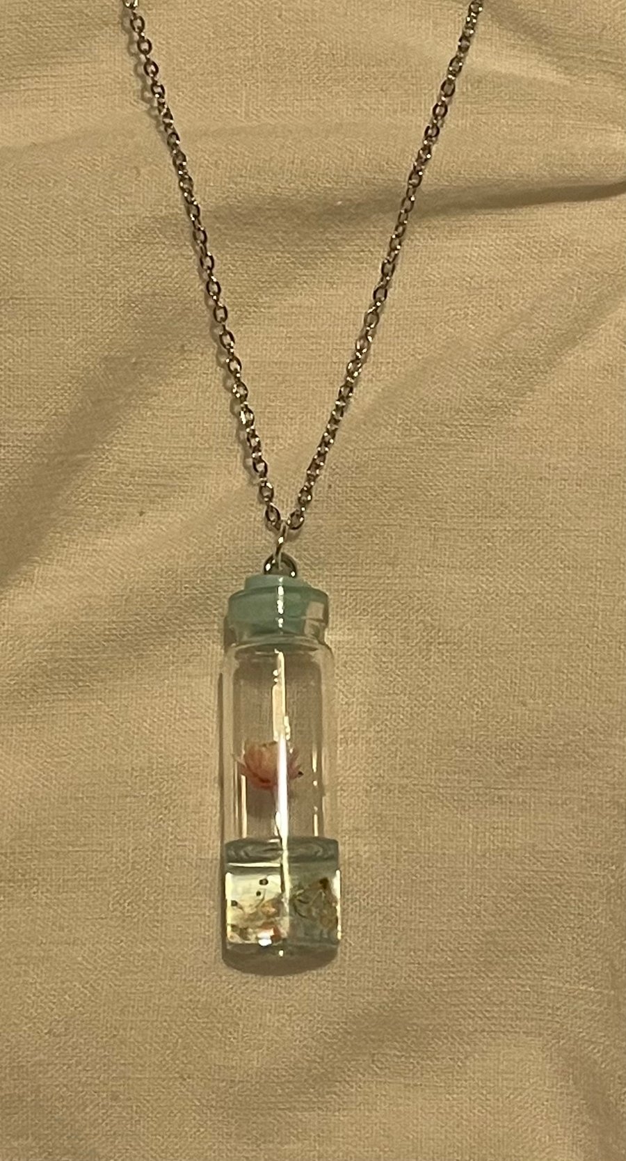 Bloom - blue fairytale necklace