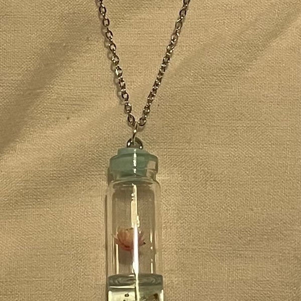 Bloom - blue fairytale necklace