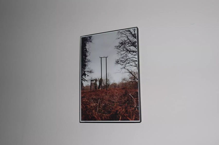 Moody atmospheric landscape physical print, home & wall decor (A4) (No frame)