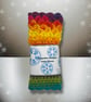 Crocheted Fingerless Dragon Scale Gloves - Image 3