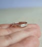 Sterling Silver Hammered Band Ring for Finger or Thumb - Image 2