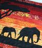 Mother and Calf Elephant Kit Art Quilt  - Image 3