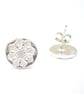 Silver Snowflake Earrings - Image 1
