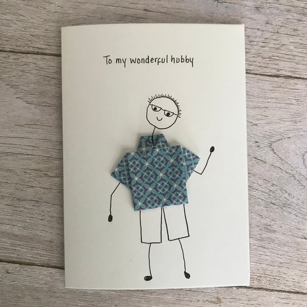 Husband card, Personalised