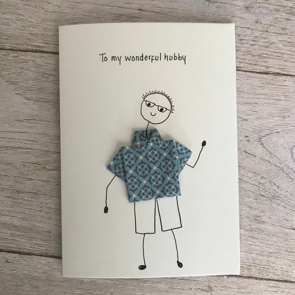 Husband card, Personalised