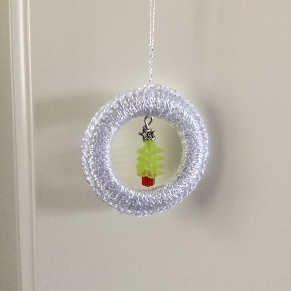 Beaded Christmas Tree Decoration