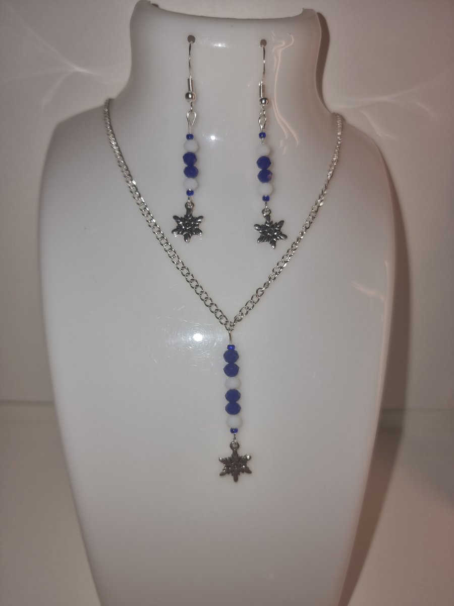 Christmas Snowflake Jewellery Set