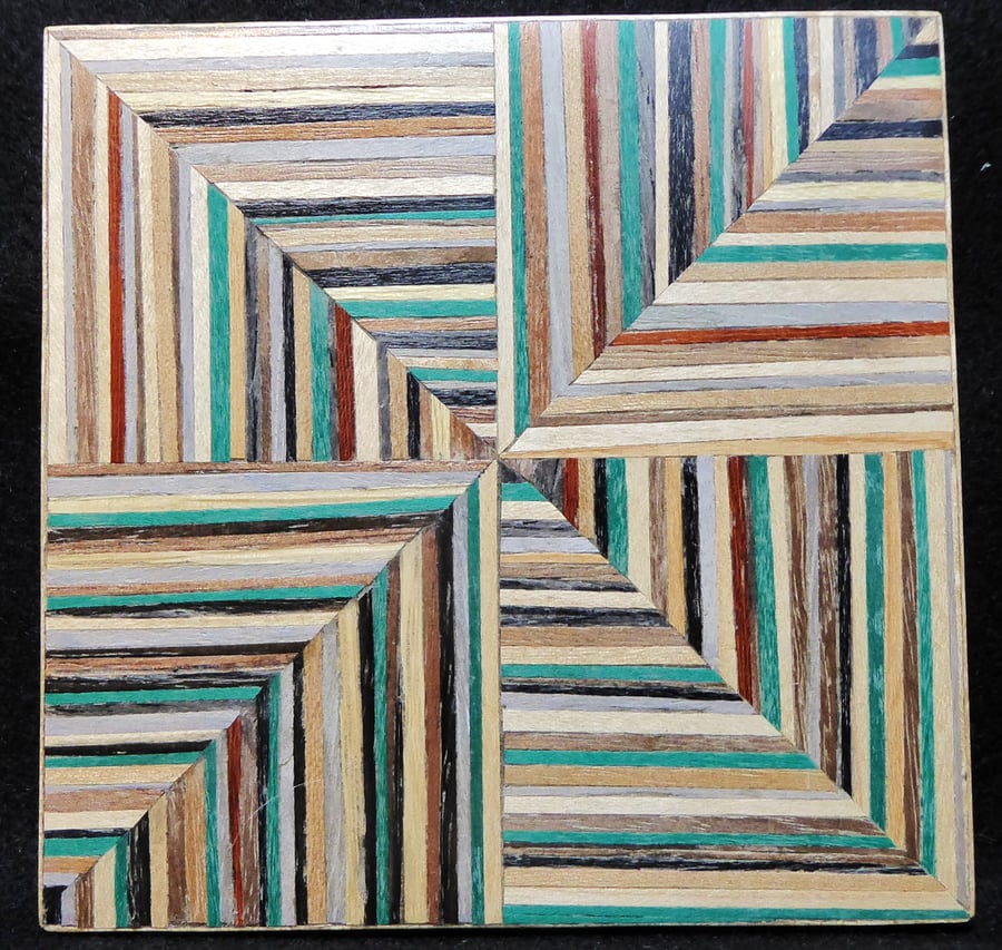wood veneer coaster