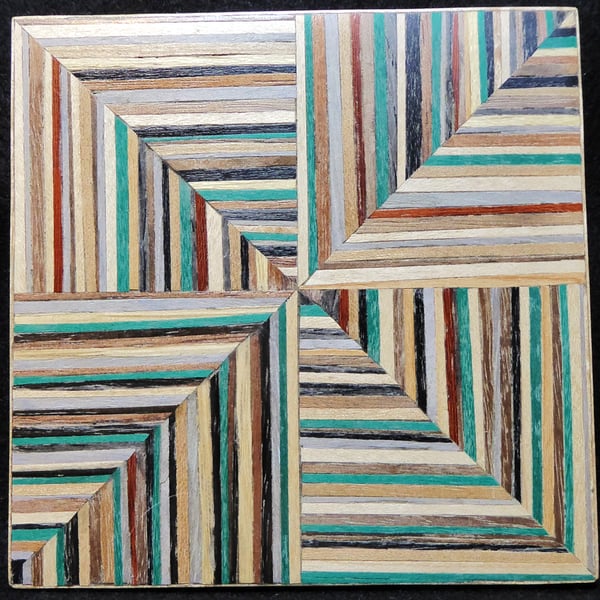 wood veneer coaster