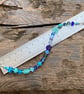 Blue Mix Beads & Sterling Silver Bracelet  - Image 4