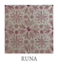 Hand Printed Linen Lampshade in Raspberry Pink - Image 3
