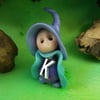 Alphabet Initial Gnome 'K' OOAK Sculpt by Ann Galvin