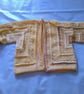 Handmade Imperial Ridge Hexagon Cardigan: Papatya Batik Jacket (UK 8-12) - Image 5