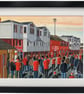 York. Framed & Unframed Art Print, City Football Club FC, Bootham Crescent Gift - Image 1