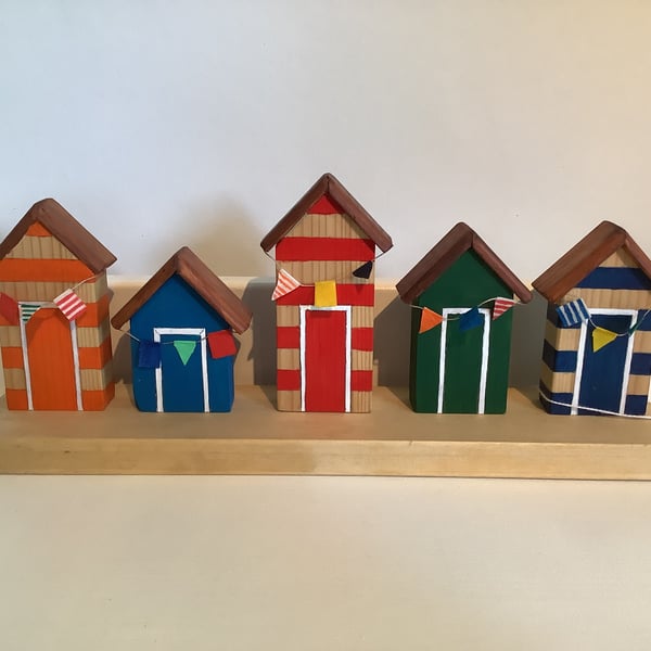 Beach Huts Ornament