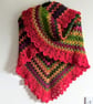 Large, crochet, triangular shawl or wrap. Generous size. Free UK postage. - Image 5