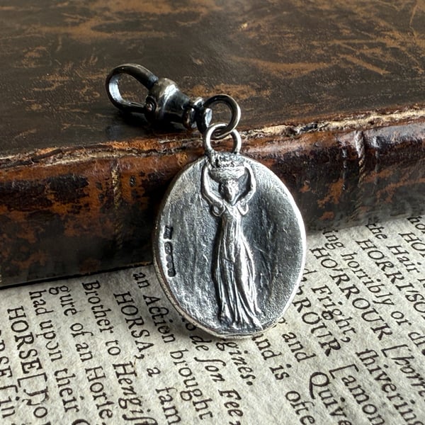 Double Sided Classical Wax Seal Clip On Pendant Charm