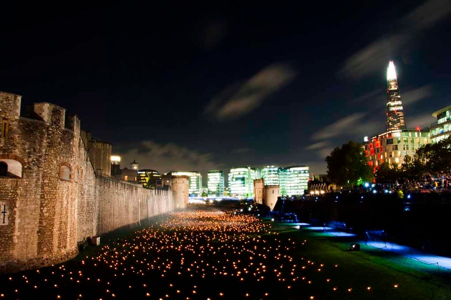 Tower of London Beyond The Deepening Shadow Photograph Print